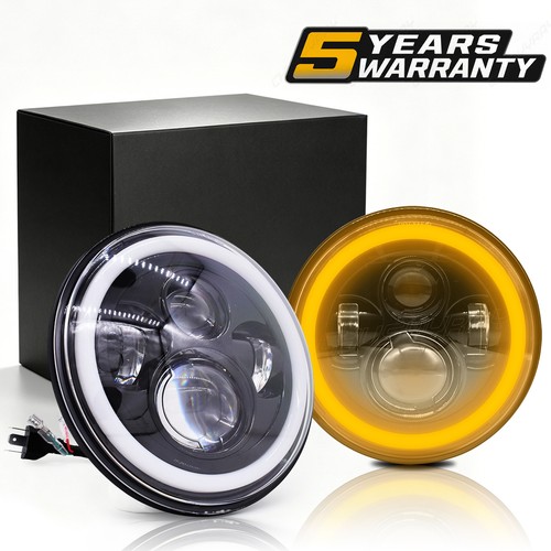 Dot round black led - 7'',