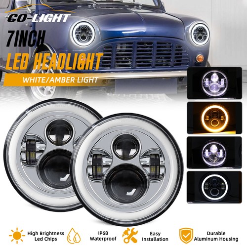 Pair round chrome - round,