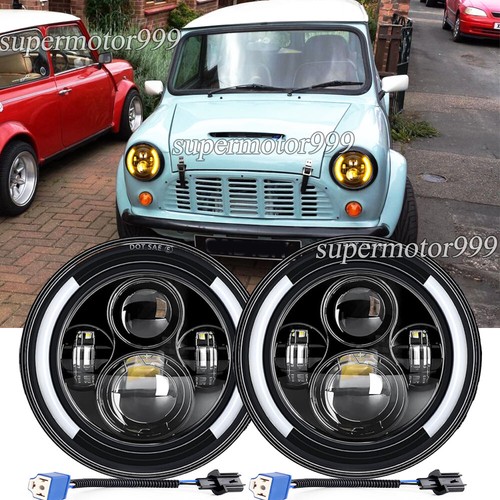 Pair led headlights halo - pair,