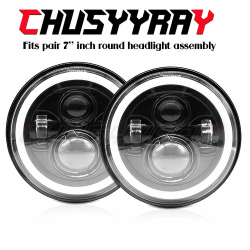 Dot 7inch round led headlights - dot,