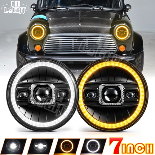 Round led headlight halo - 7",