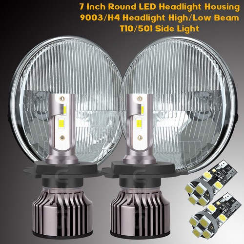 7inch round led - 2x,