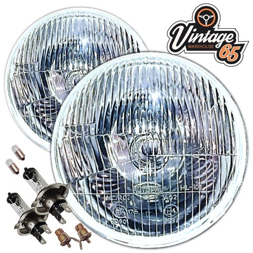 Pair halogen sealed beam - 7", h4
