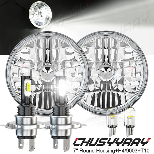 Inch led headlamp headlight - 7",