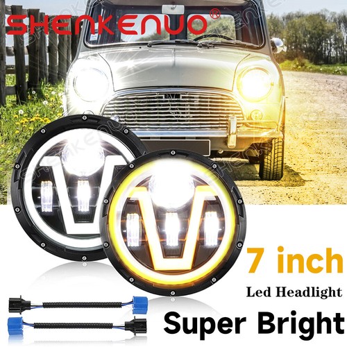Dot 7inch round - 7inch, headlights