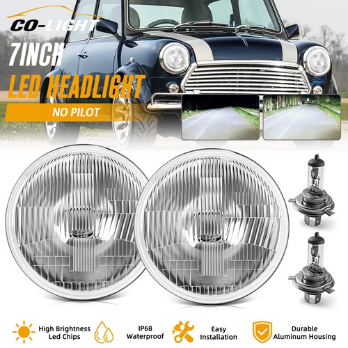Inch round headlight halogen - inch,