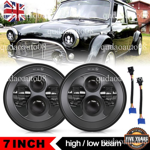 Black mark 7inch round led - black,