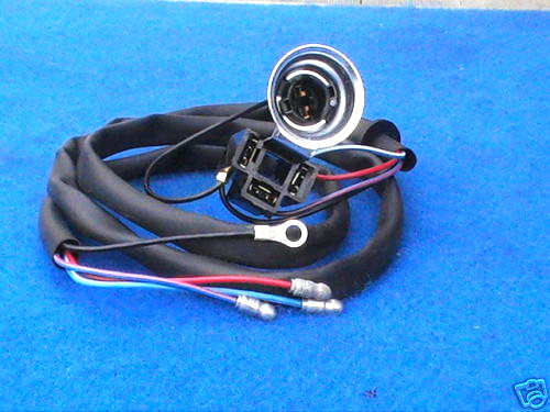 Classic mini headlamp - headlamp, wiring